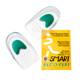 Gel Heel Pads (x4 Insoles) to Support Sore Heels & Pain Relief from Plantar Fasciitis