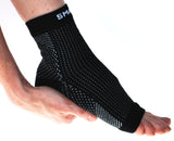 Plantar Fasciitis Compression Socks (Pair) & Soothing Arch Pad Cushions (Pair) Black, Medium