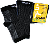 Plantar Fasciitis Compression Socks (Pair) & Soothing Arch Pad Cushions (Pair) Black, Medium