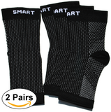Plantar Fasciitis Compression Socks for Fast Acting Pain Relief with Arch Support (2 Pairs)